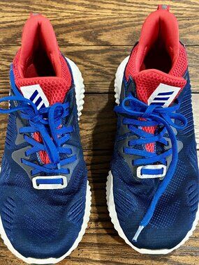 Men's Adidas Alphabounce Beyond NCAA Kansas Jayhawks Edition, shoes, sz 7.5